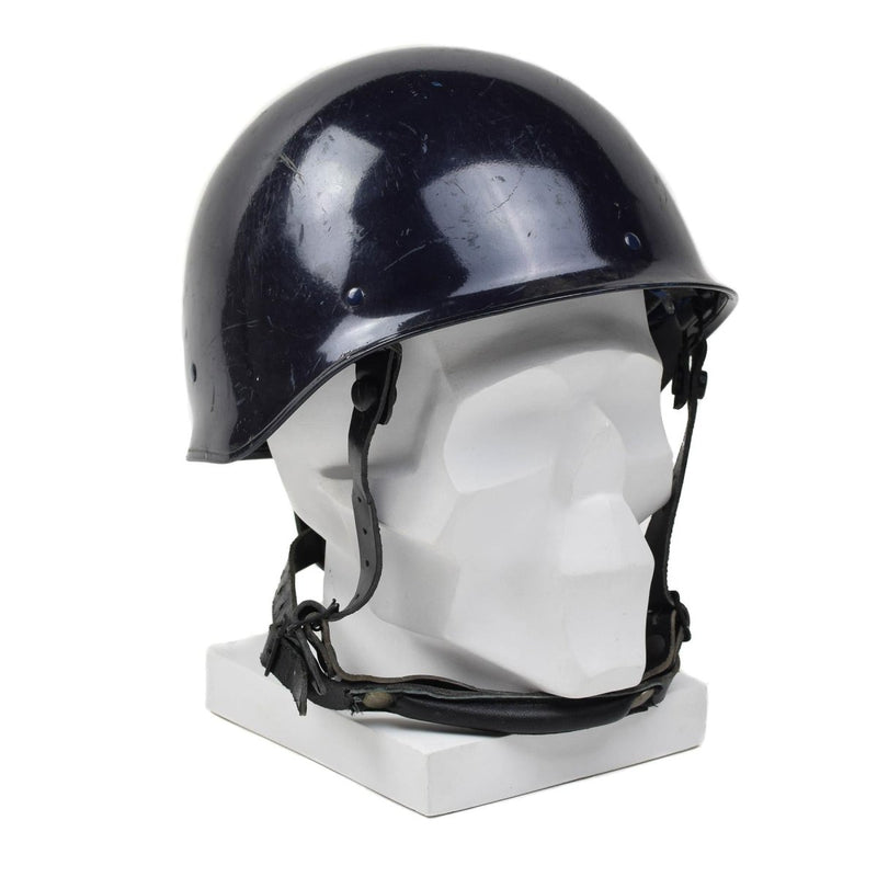 French Military police helmet F1 blue vintage surplus NEW