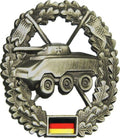 Autentico berretto dell'esercito tedesco badge cockge cockge canotte truppe corazzate