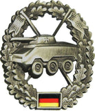 Autentico berretto dell'esercito tedesco badge cockge cockge canotte truppe corazzate