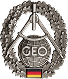 Servizio geografico topografico del baleta dell'esercito tedesco genuino tedesco