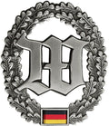 Guido berretto dell'esercito tedesco Insignia Cockge Distinta di guardia Battaglione Fanteria Truppa