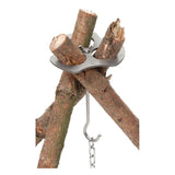 MFH Camping Trippiede Pold Pt Pont Chain Calco di cottura all'aperto portatile