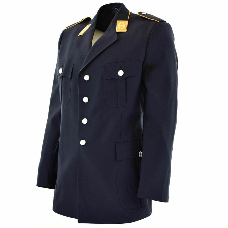 Vintage German army Dress jacket Blue Air forces Formal Uniform chest pockets