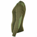 Pullover dell'esercito britannico originale Commando Green Olive Swater Wool Men Jumper